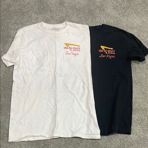 White and Black Men's T-Shirts